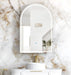 LED Archie Shaving Cabinet Matte White 900 x 600mm Otti Australia