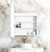 LED Archie Shaving Cabinet Matte White 900 x 600mm Otti Australia