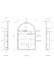 LED Archie Shaving Cabinet Matte White 900 x 600mm Otti Australia