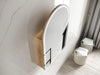 LED Archie Shaving Cabinet Natural Oak 900 x 600mm Otti Australia