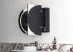 LED Bondi Shaving Cabinet Black Oak 1200 x 750mm Otti Australia