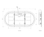 LED Bondi Shaving Cabinet Matte White 1800 x 900mm Otti Australia