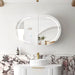 LED Bondi Shaving Cabinet Matte White 900 x 600mm Otti Australia
