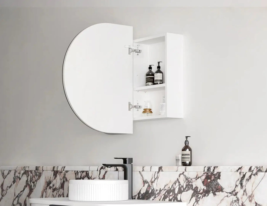 LED Bondi Shaving Cabinet Matte White 900 x 600mm Otti Australia