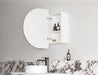 LED Bondi Shaving Cabinet Matte White 900 x 600mm Otti Australia