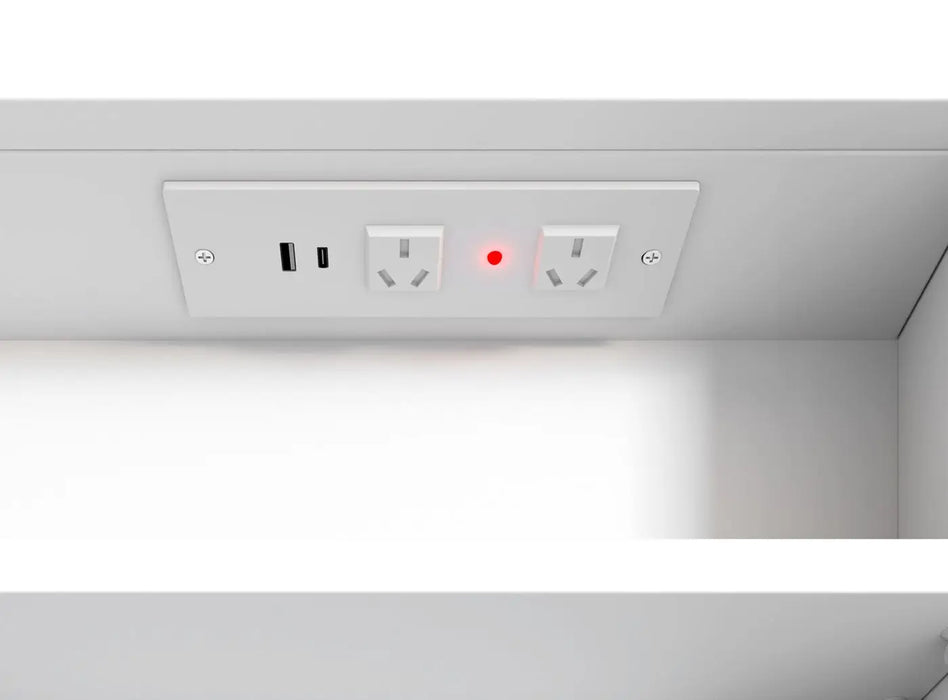 LED Bondi Shaving Cabinet Matte White 900 x 600mm Otti Australia