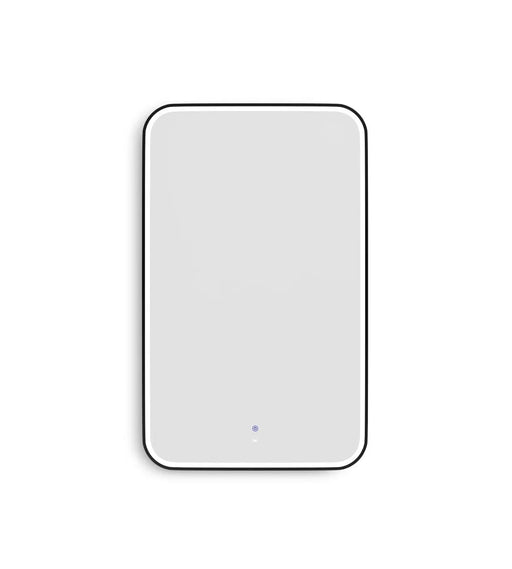 LED Newport Mirror Black Soft Square 1200x750mm Otti Australia
