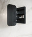 LED Newport Mirror Black Soft Square 900 x 450mm Otti Australia