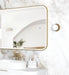 LED Newport Mirror Gold Soft Square 1200x750mm Otti Australia