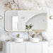 LED Newport Mirror Gold Soft Square 1500x750mm Otti Australia
