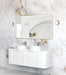 LED Newport Mirror Gold Soft Square 1500x750mm Otti Australia