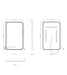 LED Newport Mirror White Soft Square 1200x750mm Otti Australia