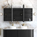 LED Newport Shaving Cabinet Black Oak 1500 x 750mm Otti Australia