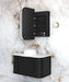 LED Newport Shaving Cabinet Black Oak 900 x 750mm Otti Australia