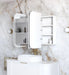 LED Newport Shaving Cabinet Matte white 1200 x 750mm Otti Australia