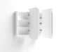 LED Newport Shaving Cabinet Matte white 1200 x 750mm Otti Australia