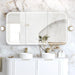 LED Newport Shaving Cabinet Matte white 1500 x 750mm Otti Australia