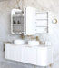 LED Newport Shaving Cabinet Matte white 1500 x 750mm Otti Australia