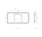 LED Newport Shaving Cabinet Matte white 1500 x 750mm Otti Australia