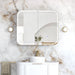 LED Newport Shaving Cabinet Matte white 900 x 750mm Otti Australia