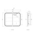LED Newport Shaving Cabinet Natural Oak 900 x 750mm Otti Australia