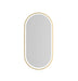 LED Noosa Metal Frame Mirror Brushed Gold 900 x 450mm Otti Australia