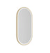 LED Noosa Metal Frame Mirror Brushed Gold 900 x 450mm Otti Australia