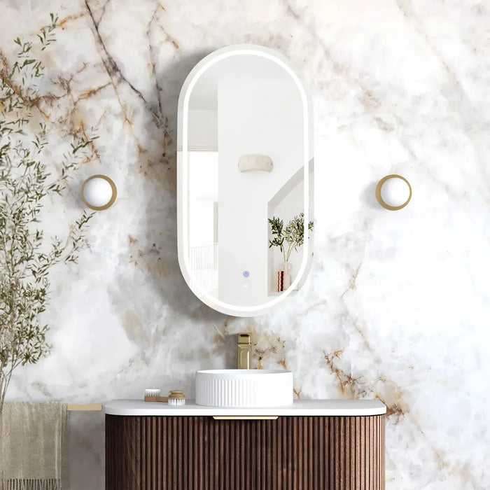 LED Noosa Sable Walnut Shaving Cabinet – Premium Edition