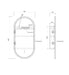 LED Noosa Shaving Cabinet Natural Oak 900 x 450mm Otti Australia