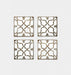 Lattice Bon Bons Set of 4 Mirror Warranbrooke