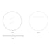 London Brush Gold Mirror 700mm Otti Australia