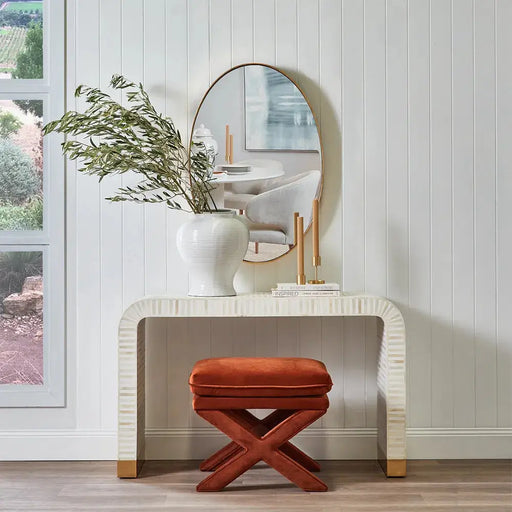 Lucille Oval Wall Mirror -  Cafe Lighting & Living -  Masterpiece Mirrors