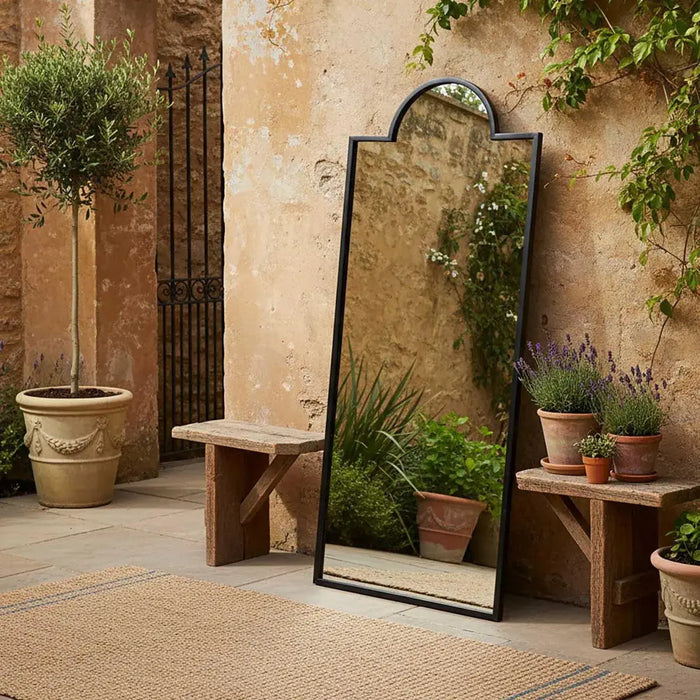 Montgomery Outdoor Iron Mirror