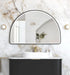 Moonlight Archie LED Black Metal Frame Mirror 800x1200mm Otti Australia