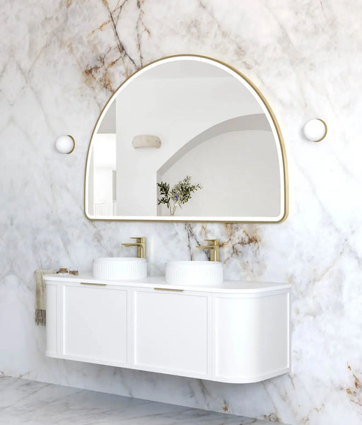 Moonlight Archie LED Gold Metal Frame Mirror 1000x1500mm Otti Australia