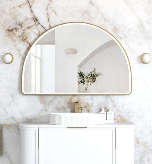 Moonlight Archie LED Gold Metal Frame Mirror 800x1200mm Otti Australia