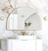 Moonlight Archie LED Gold Metal Frame Mirror 800x1200mm Otti Australia