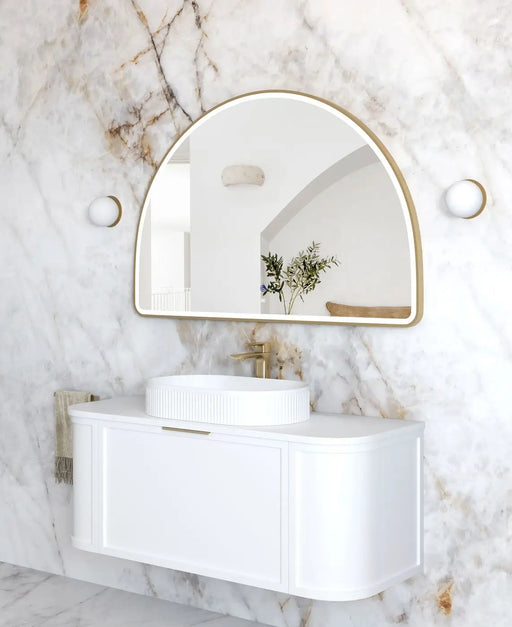 Moonlight Archie LED Gold Metal Frame Mirror 800x1200mm Otti Australia