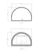 Moonlight Archie LED White Metal Frame Mirror 800x1200mm Otti Australia