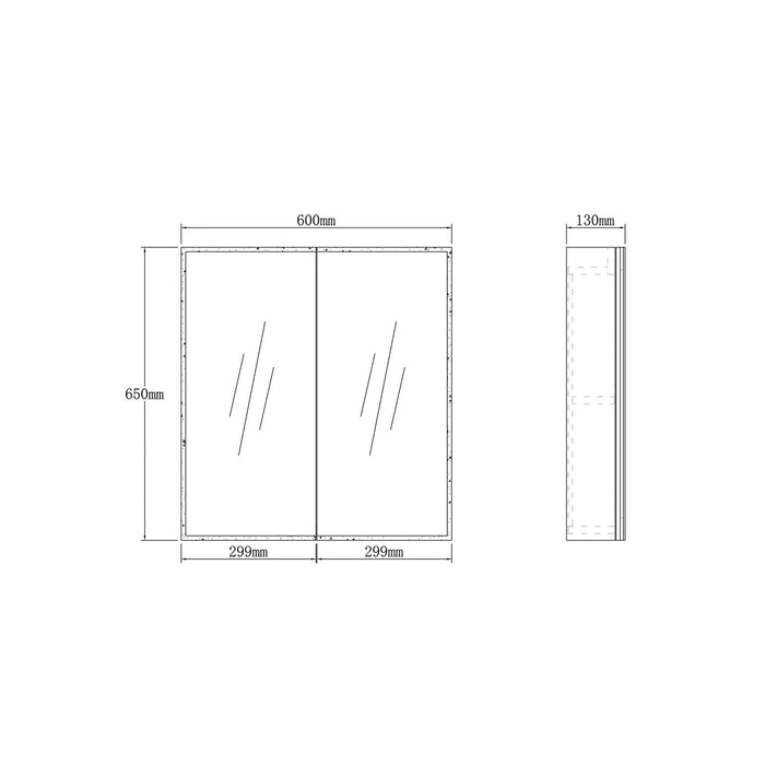 Moonlight LED SV Cabinet 600 Otti Australia