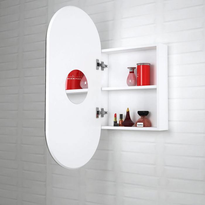 NOOSA Shaving Cabinet Matte White Otti Australia