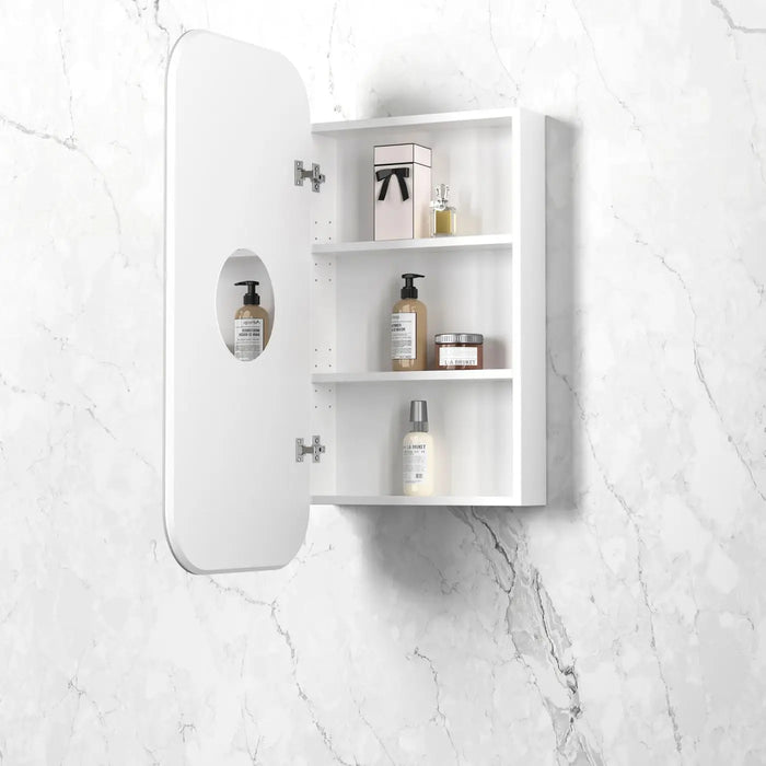 Newport White Shaving Cabinet