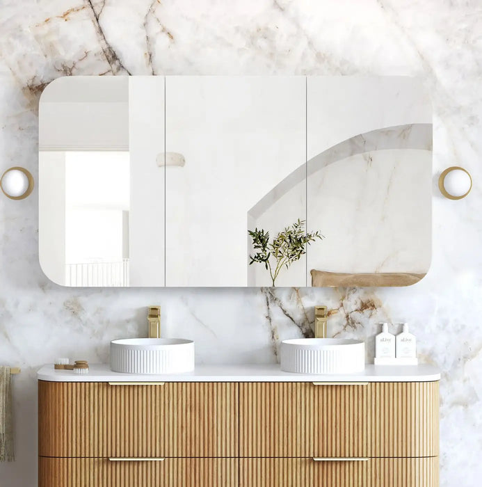 Newport Woodland Oak Shaving Cabinet