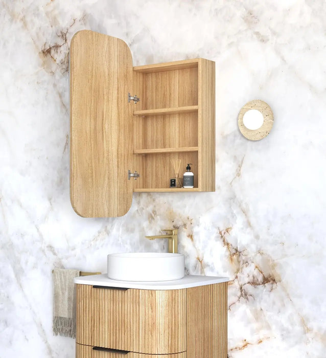 Newport Woodland Oak Shaving Cabinet