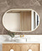 Noosa LED Metal Frame Mirror Gold 1200x750mm Otti Australia