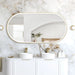 Noosa LED Metal Frame Mirror Gold 1500x750mm Otti Australia