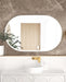 Noosa LED Metal Frame Mirror Matte White 1200x750mm Otti Australia