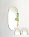 Noosa LED Metal Frame Mirror Matte White 1200x750mm Otti Australia