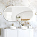 Noosa LED Metal Frame Mirror Matte White 1500x750mm Otti Australia