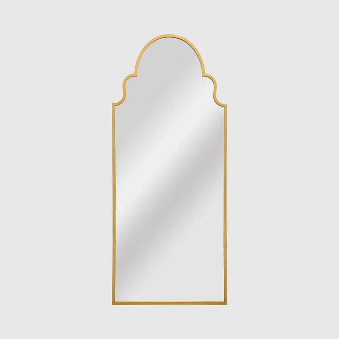 Taj Outdoor Iron Floor Mirror